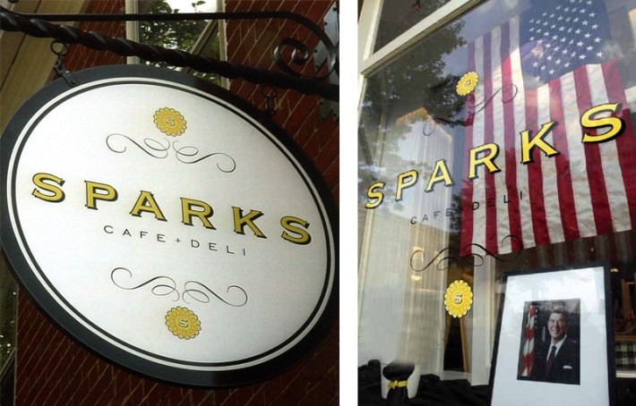 Sparks Signage Pair