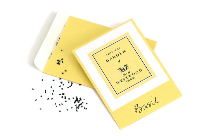 Inn at Westwood Farm Seed Packet